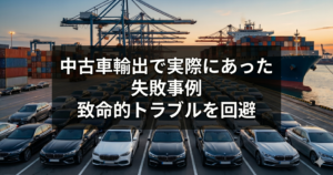 中古車輸出で実際にあった失敗事例｜致命的トラブルを回避