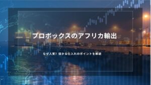 プロボックスのアフリカ輸出｜なぜ人気？儲かる仕入れのポイントを解説